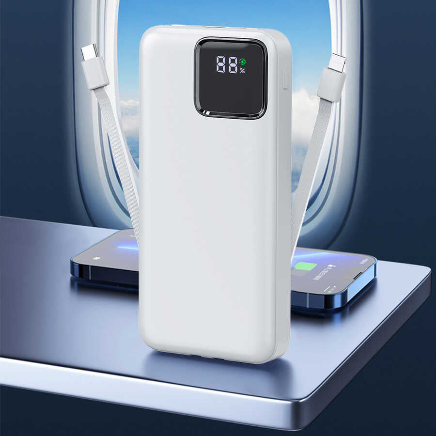 Wiwu JC-18 PD Hızlı Şarj Özellikli Led Göstergeli Powerbank 18W 10000mAh - 13