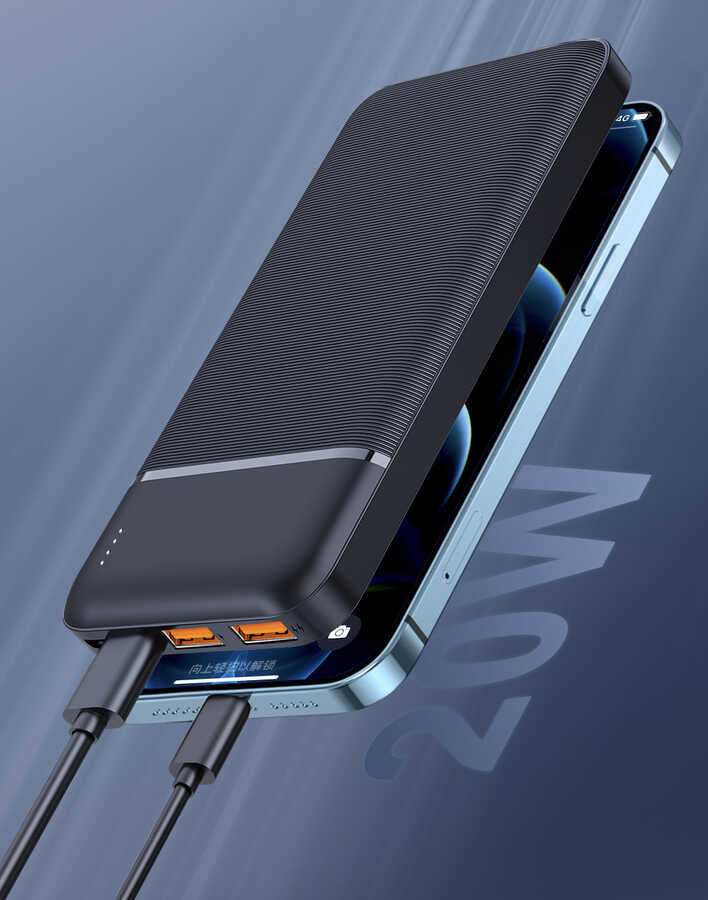 Wiwu JC-19 PD Hızlı Şarj Özellikli Şarj Göstergeli Powerbank 20W 10000mAh - 7