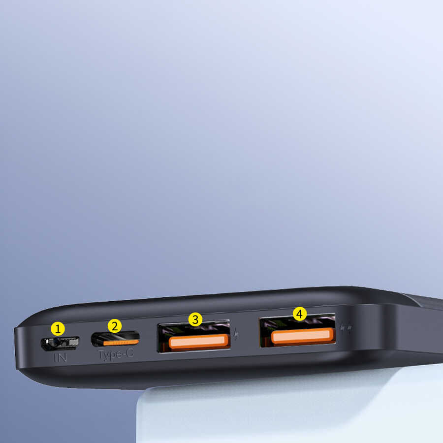 Wiwu JC-19 PD Hızlı Şarj Özellikli Şarj Göstergeli Powerbank 20W 10000mAh - 8