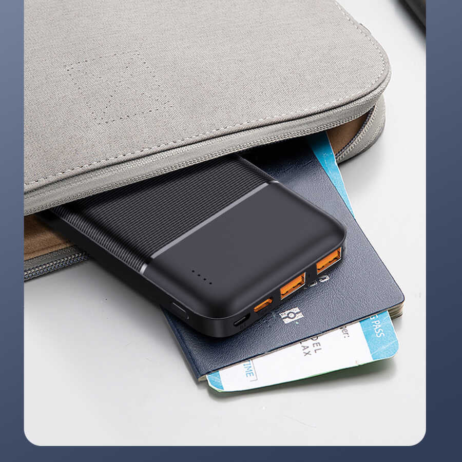 Wiwu JC-19 PD Hızlı Şarj Özellikli Şarj Göstergeli Powerbank 20W 10000mAh - 12