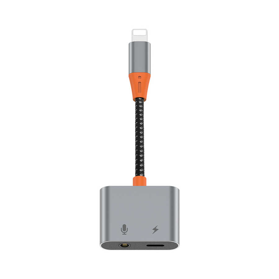 Wiwu LT08 Konuşma Destekli Lightning To 3.5mm Aux Çevirisi Ses Adaptörü - 4
