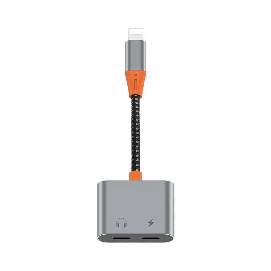 Wiwu LT09 Lightning Şarj Ve Lightning Kulaklık Dönüştürücü Adaptör - 2