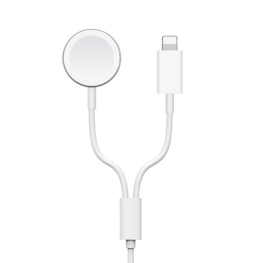 Wiwu M10 2 in 1 Kablosuz ve Lightning PD Şarj Kablosu