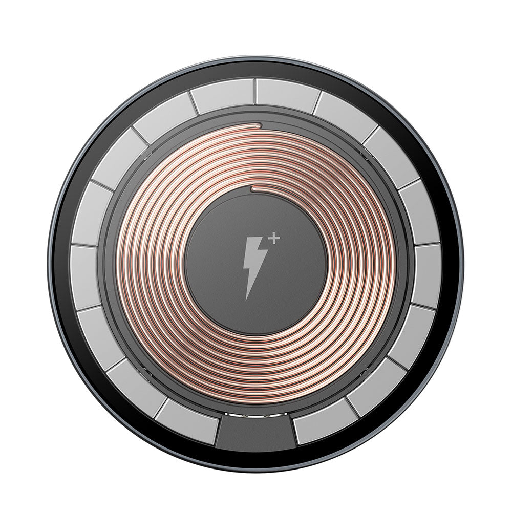 Wiwu M17 Magnetik Intelligent Transparan Ultra İnce Şeffaf 15W Android iOS Destekli Kablosuz Şarj Cihazı