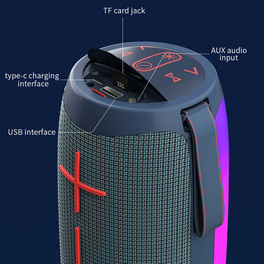 Wiwu P40 Bluetooth Speaker Hoparlör - 10