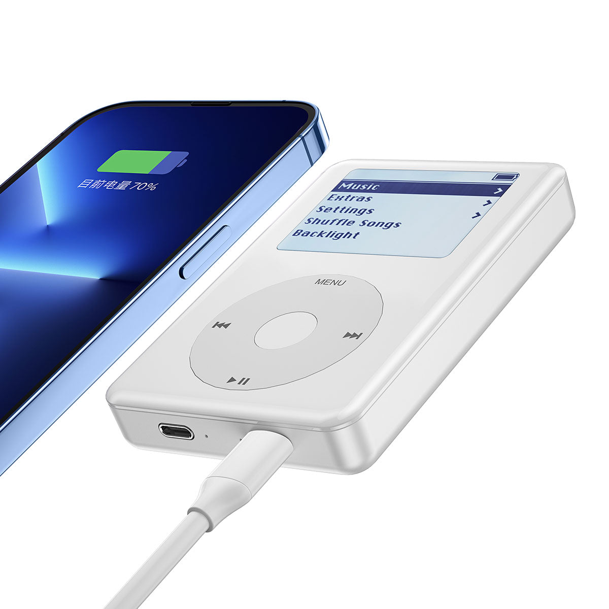Wiwu PP01 PowerPod Taşınabilir Wireless Şarj ve PD Hızlı Şarj Özellikli Powerbank 20W 10000mAh - 5