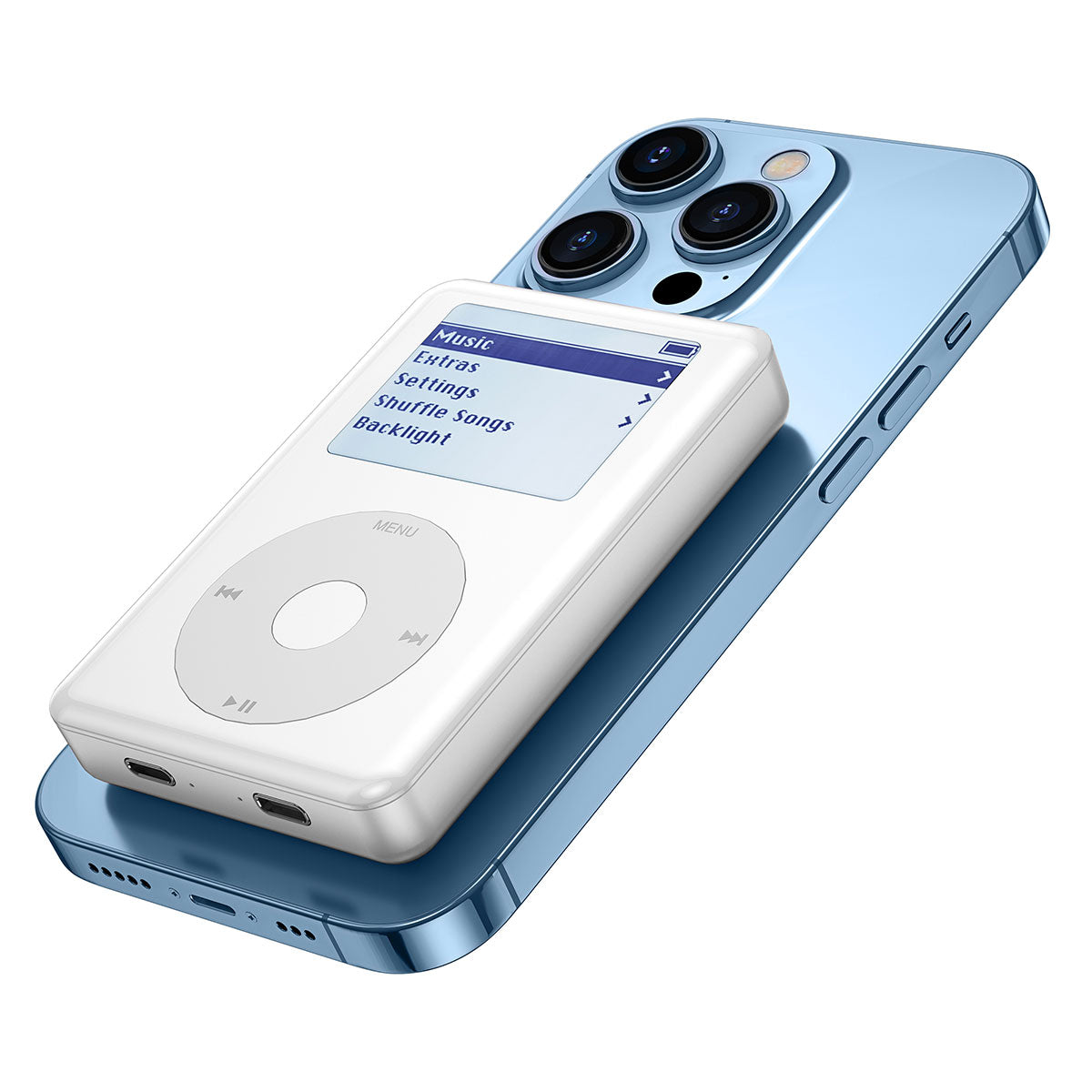 Wiwu PP01 PowerPod Taşınabilir Wireless Şarj ve PD Hızlı Şarj Özellikli Powerbank 20W 10000mAh - 6