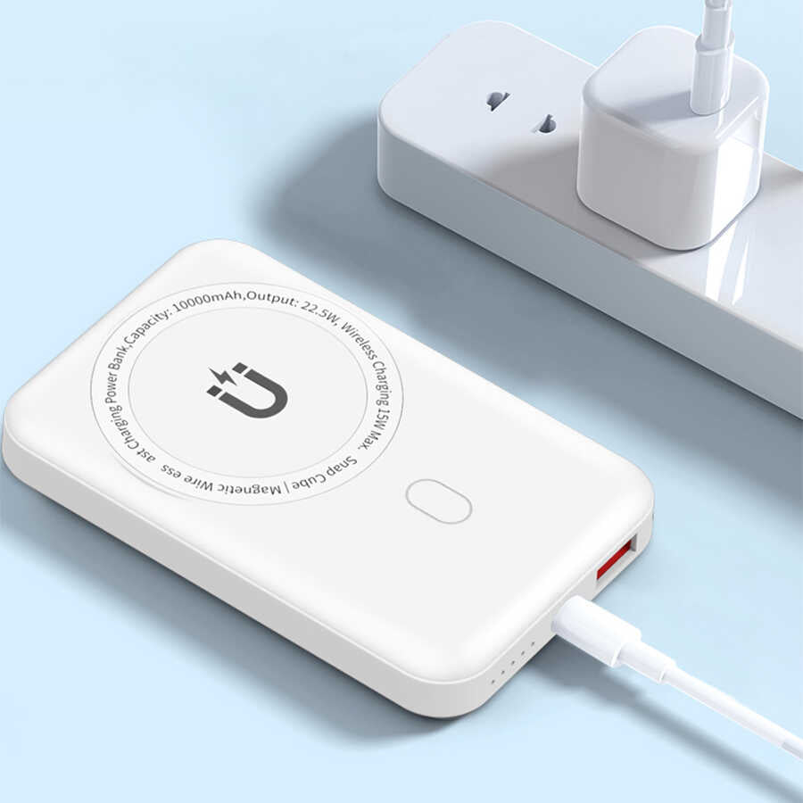 Wiwu SC10000 M-safe Mıknatıslı Kablosuz Powerbank - 6