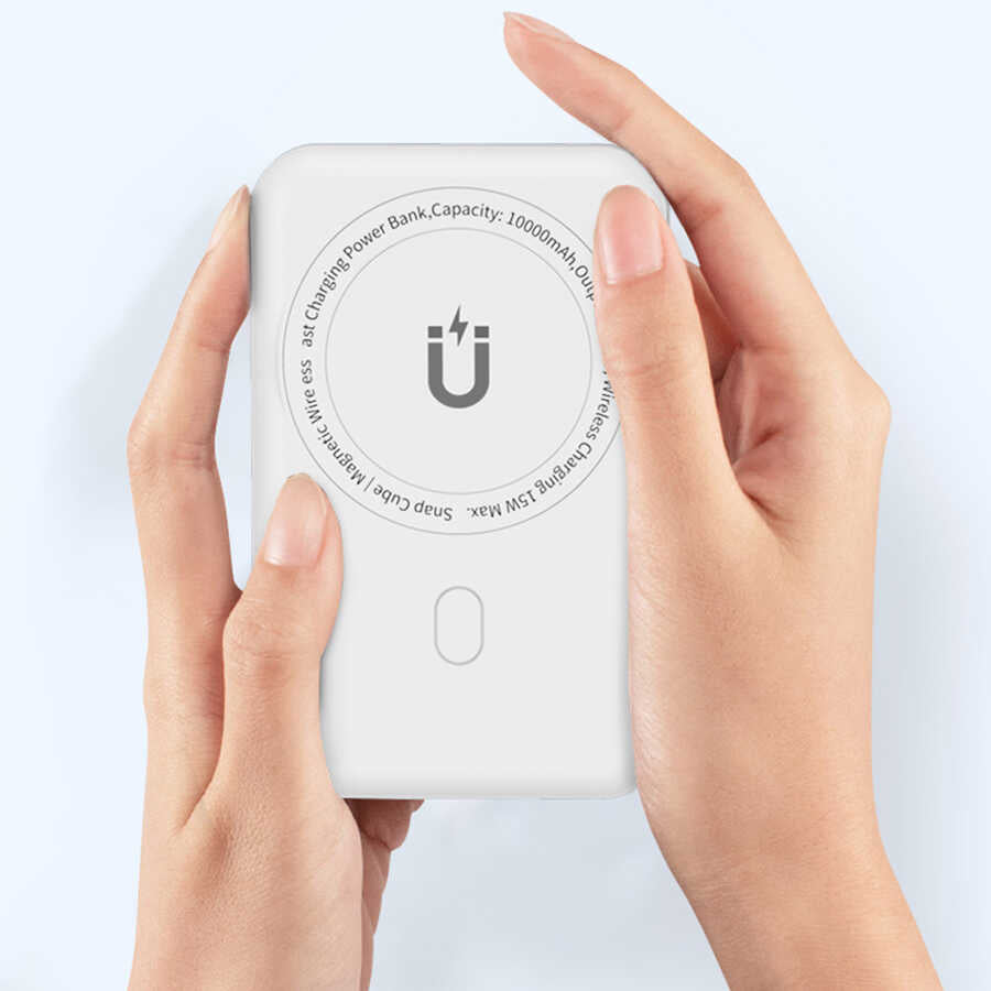 Wiwu SC10000 M-safe Mıknatıslı Kablosuz Powerbank - 8