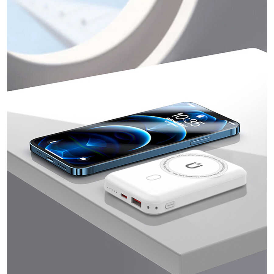 Wiwu SC10000 M-safe Mıknatıslı Kablosuz Powerbank - 10