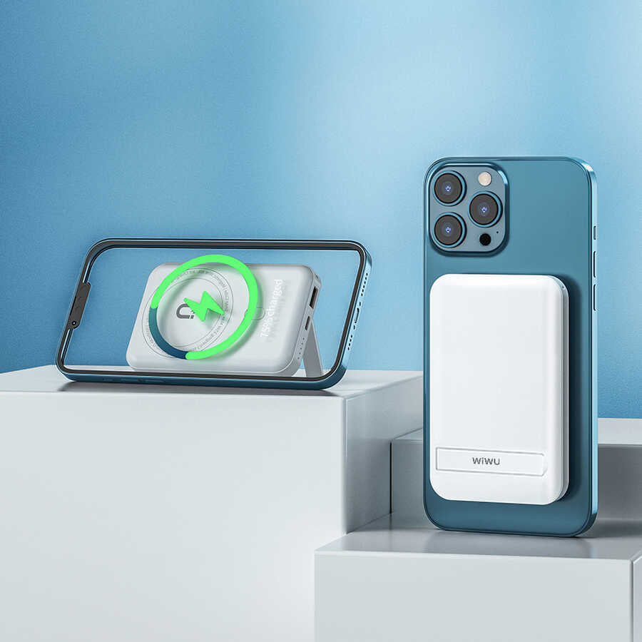 Wiwu SC10000 M-safe Mıknatıslı Kablosuz Powerbank - 11