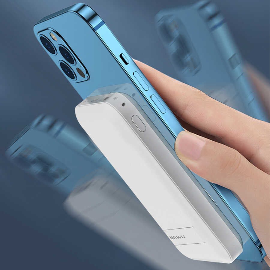 Wiwu SC10000 M-safe Mıknatıslı Kablosuz Powerbank - 14