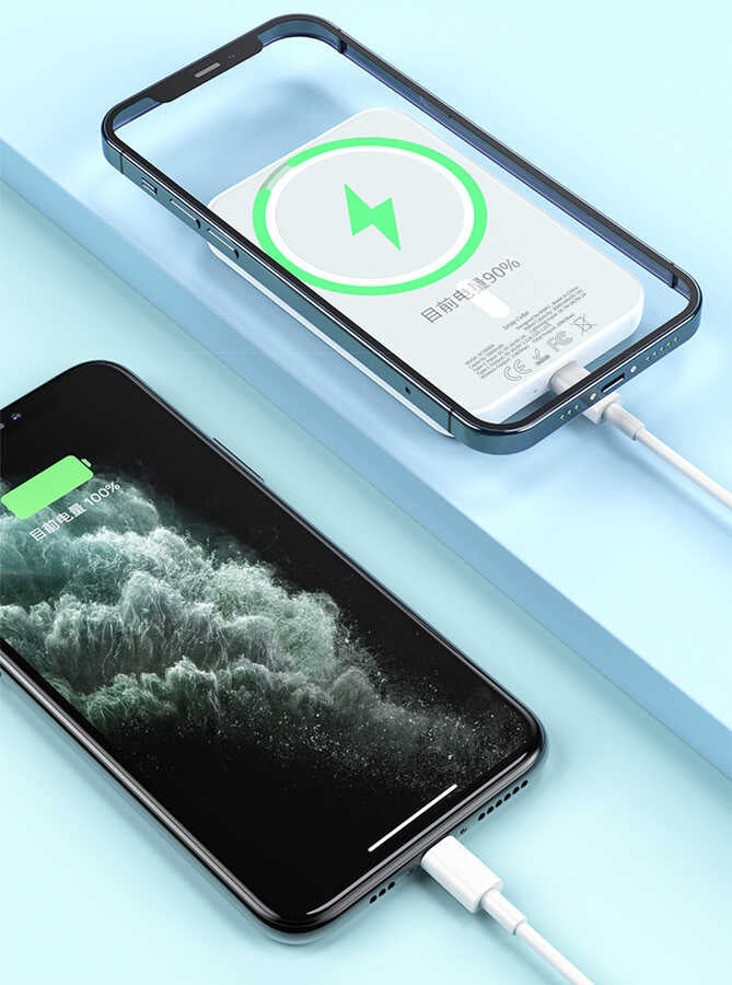 Wiwu SC5000A M-safe Mıknatıslı Kablosuz Powerbank - 5