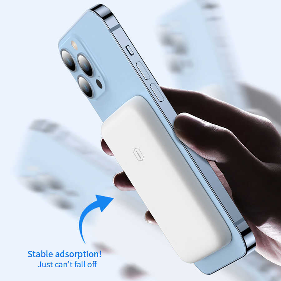 Wiwu SC5000A M-safe Mıknatıslı Kablosuz Powerbank - 7