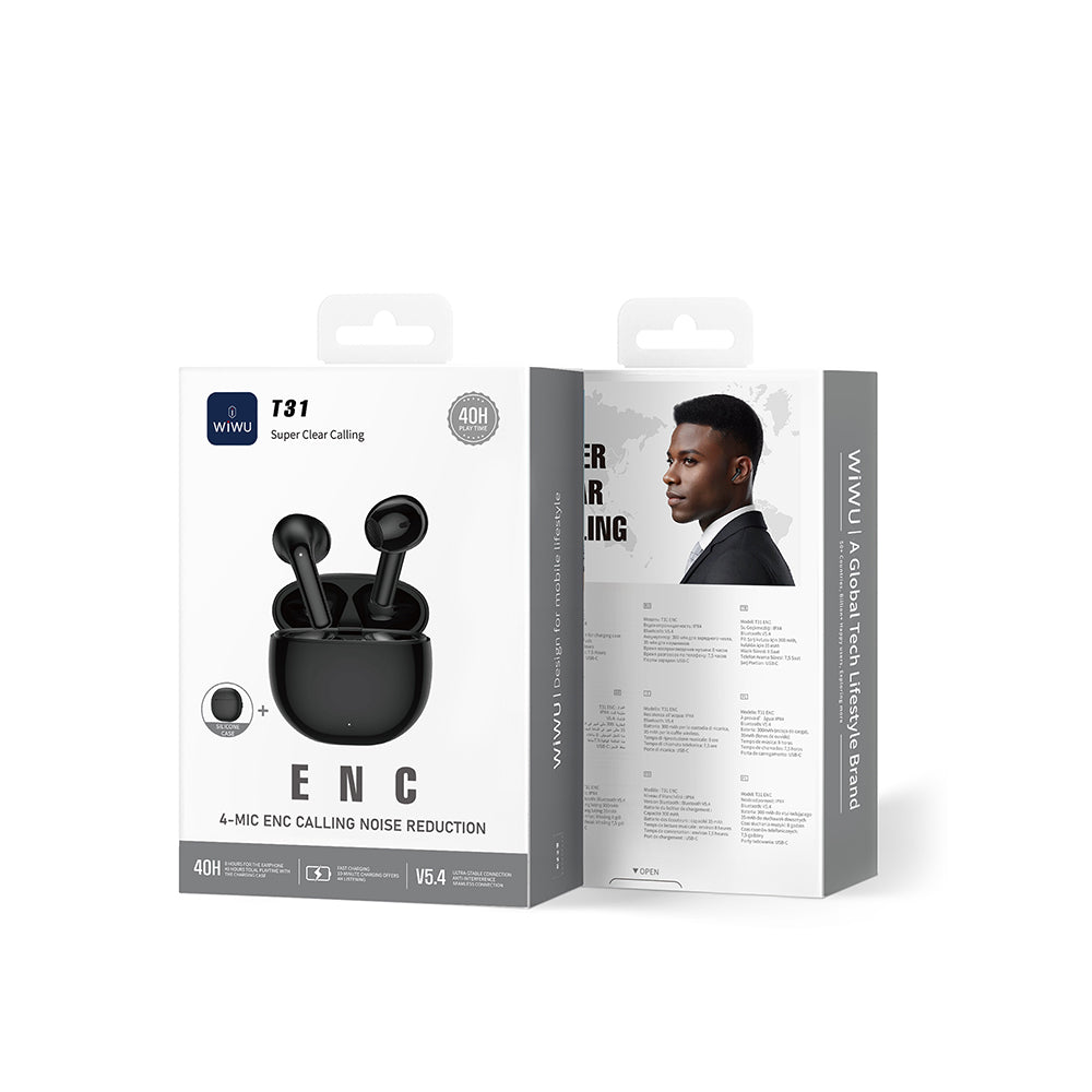 Wiwu T31 ENC Teknolojili TWS Kulak İçi v5.4 Bluetooth Kulaklık