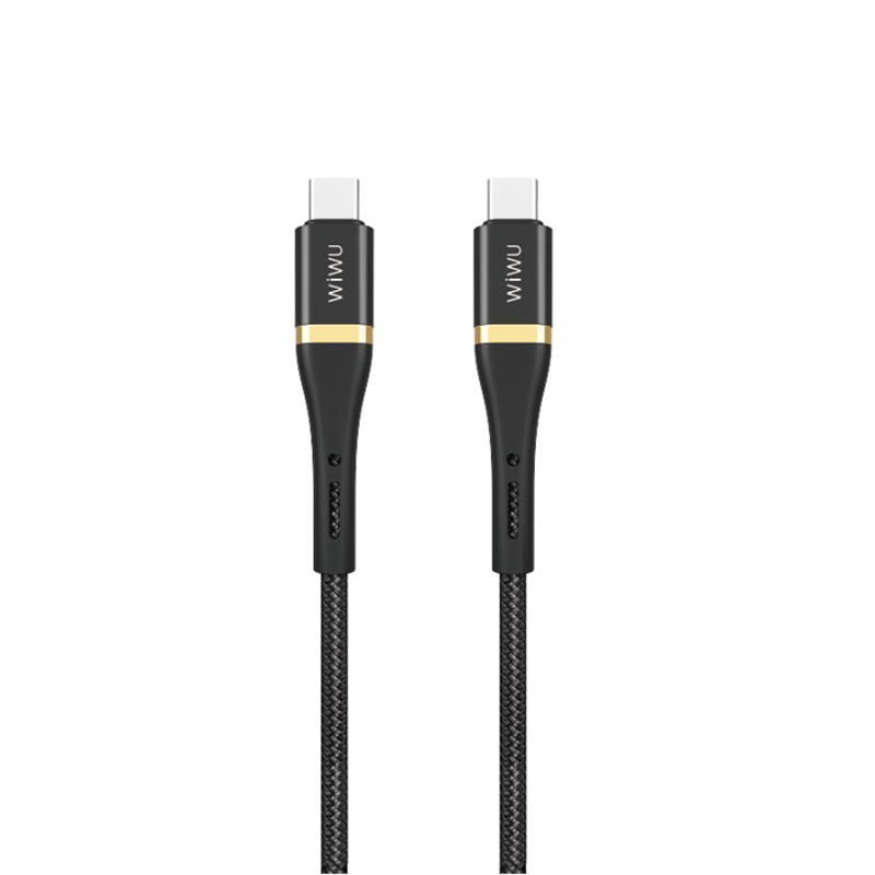 Wiwu Wi-C010 Elite Serisi Type-C to Type-C Hızlı Şarj Özellikli 100W 2 Metre Data ve Şarj Kablosu