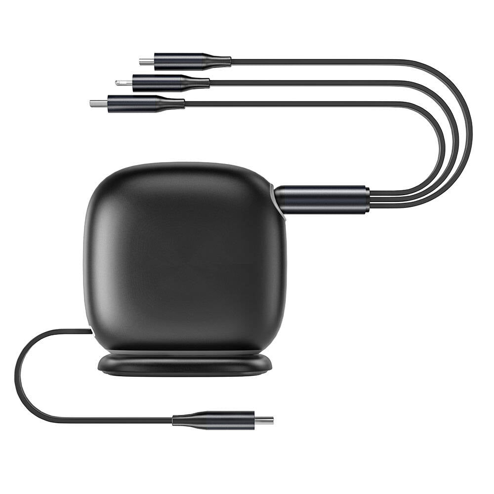 Wiwu Wi-C012 Masaüstü Düzenleyicili Type-C to C+Lightning+Micro Hızlı Şarj Kablosu 1.2M