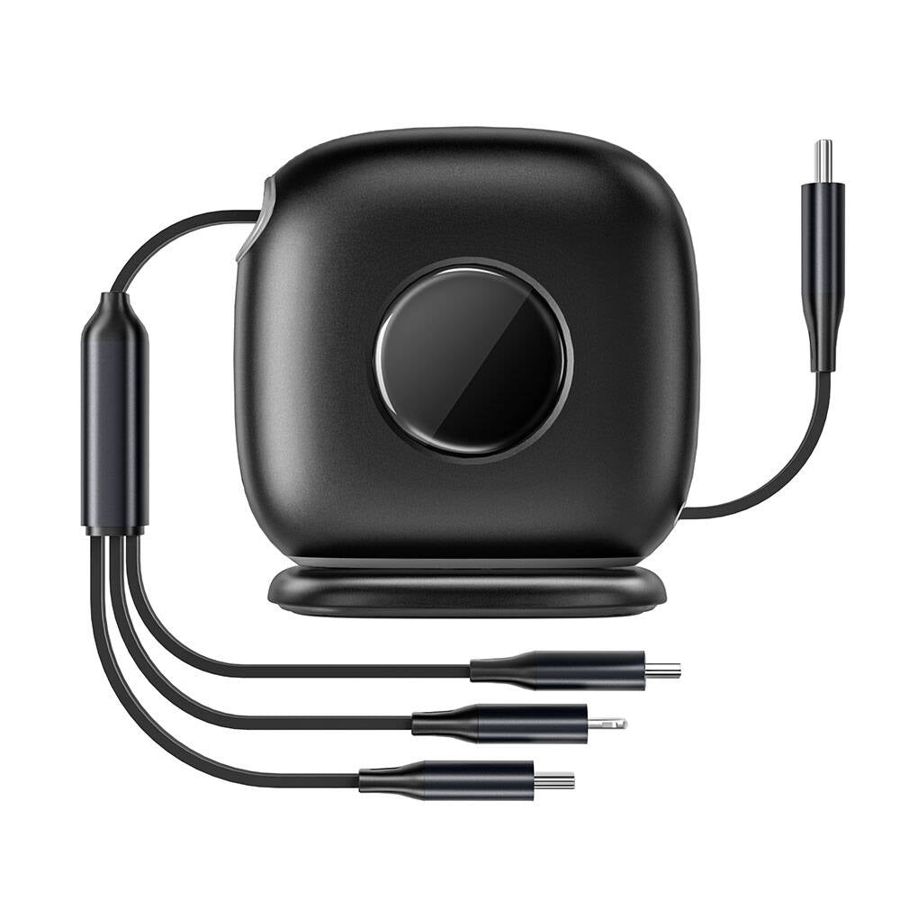 Wiwu Wi-C012 Masaüstü Düzenleyicili Type-C to C+Lightning+Micro Hızlı Şarj Kablosu 1.2M