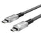 Wiwu Wi-C078 Cyberlink Serisi Type-C to Type-C PD Hızlı Şarj Özellikli Data ve Şarj Kablosu 100W 1M