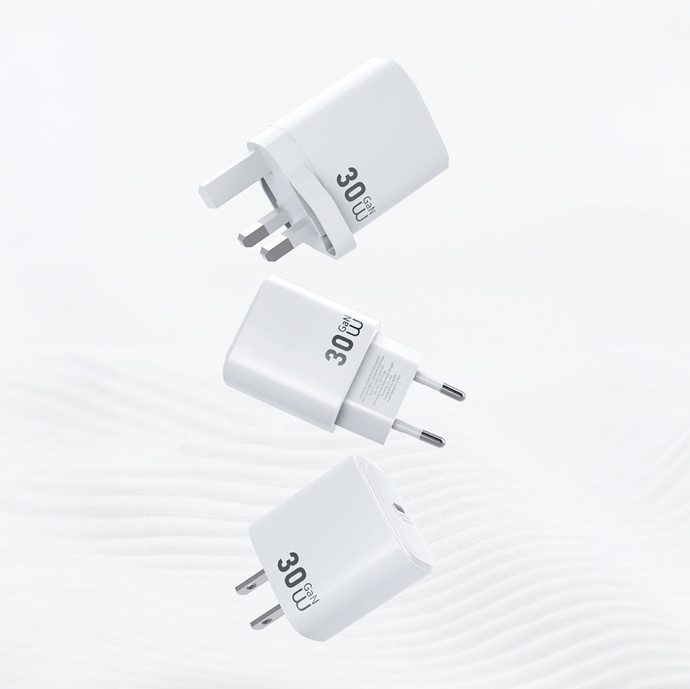 Wiwu Wi-G008 Essen Serisi GaN Tech PD 30W Hızlı Şarj Özellikli Şarj Başlığı