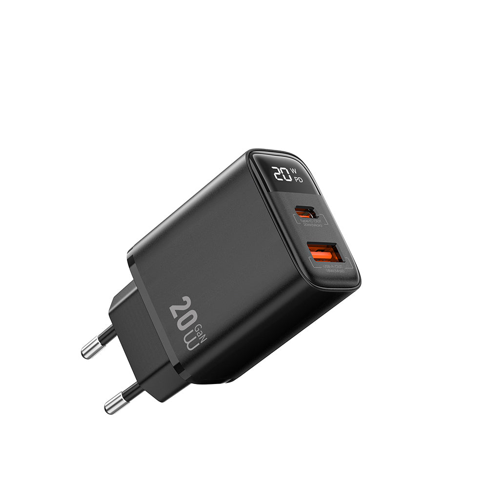 Wiwu Wi-G009 Firefly Serisi GaN Tech PD Hızlı Şarj Özellikli  20W Şarj Başlığı