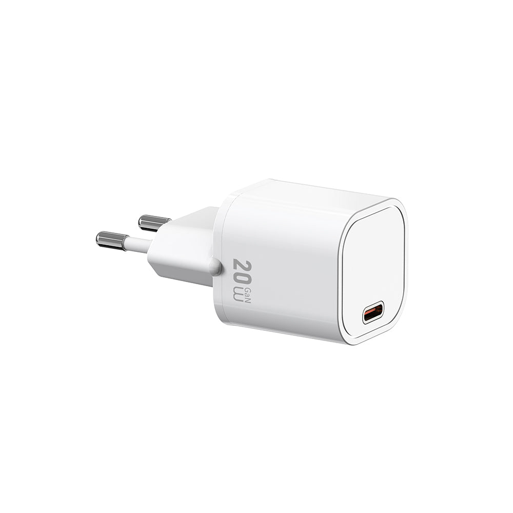 Wiwu Wi-G014 Cube Serisi GaN Tech PD  20W Hızlı Şarj Özellikli Mini Şarj Başlığı