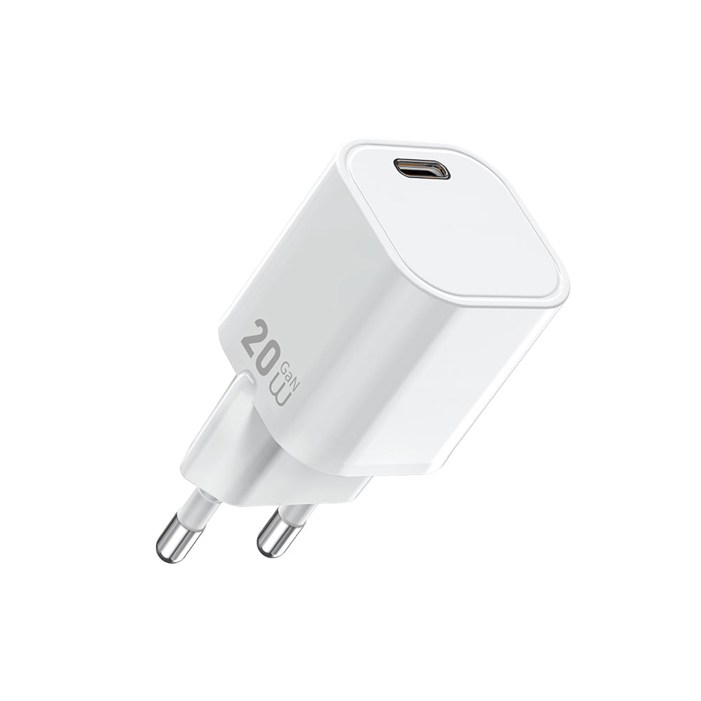 Wiwu Wi-G014 Cube Serisi GaN Tech PD  20W Hızlı Şarj Özellikli Mini Şarj Başlığı