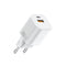 Wiwu Wi-G017 Cube Serisi Type-C PD & USB-A GaN Tech PD 33W Hızlı Şarj Özellikli Mini Şarj Başlığı