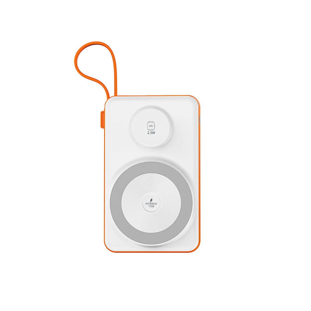 Wiwu Wi-P007 LED Ekranlı Akıllı Saat Kablosuz Şarj Özellikli 10000mAh 22.5W Taşınabilir Powerbank