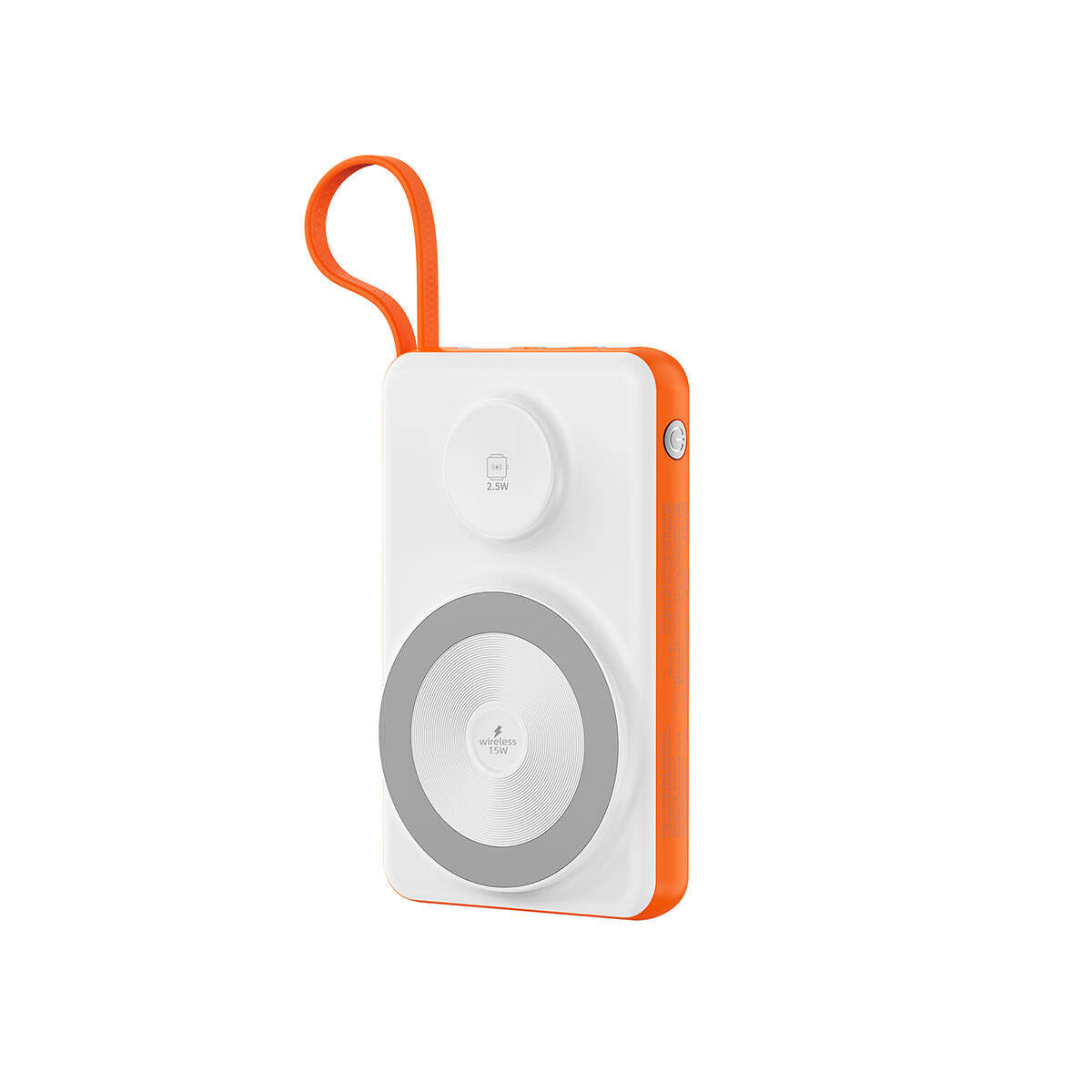 Wiwu Wi-P007 LED Ekranlı Akıllı Saat Kablosuz Şarj Özellikli 10000mAh 22.5W Taşınabilir Powerbank