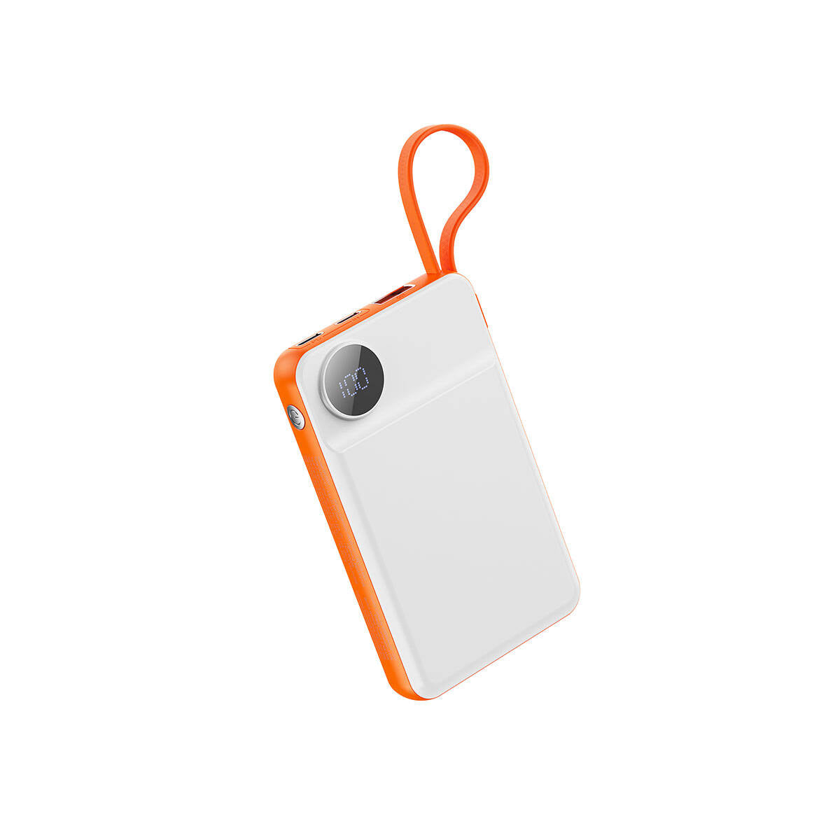 Wiwu Wi-P007 LED Ekranlı Akıllı Saat Kablosuz Şarj Özellikli 10000mAh 22.5W Taşınabilir Powerbank