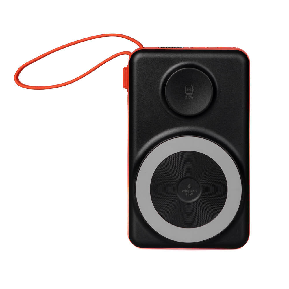 Wiwu Wi-P007 LED Ekranlı Akıllı Saat Kablosuz Şarj Özellikli 10000mAh 22.5W Taşınabilir Powerbank