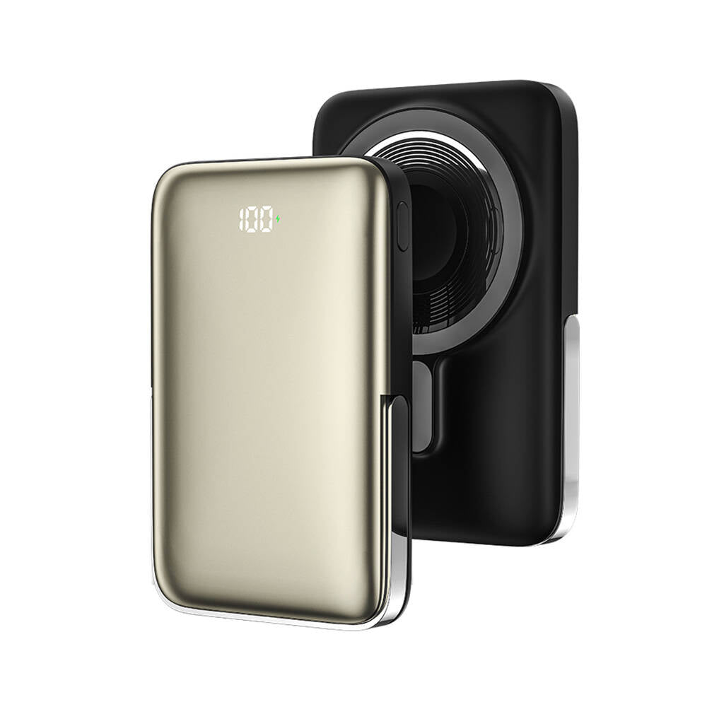 Wiwu Wi-P018 Elite Serisi Led Ekranlı M-safe 15W 10000mAh Kablosuz Powerbank