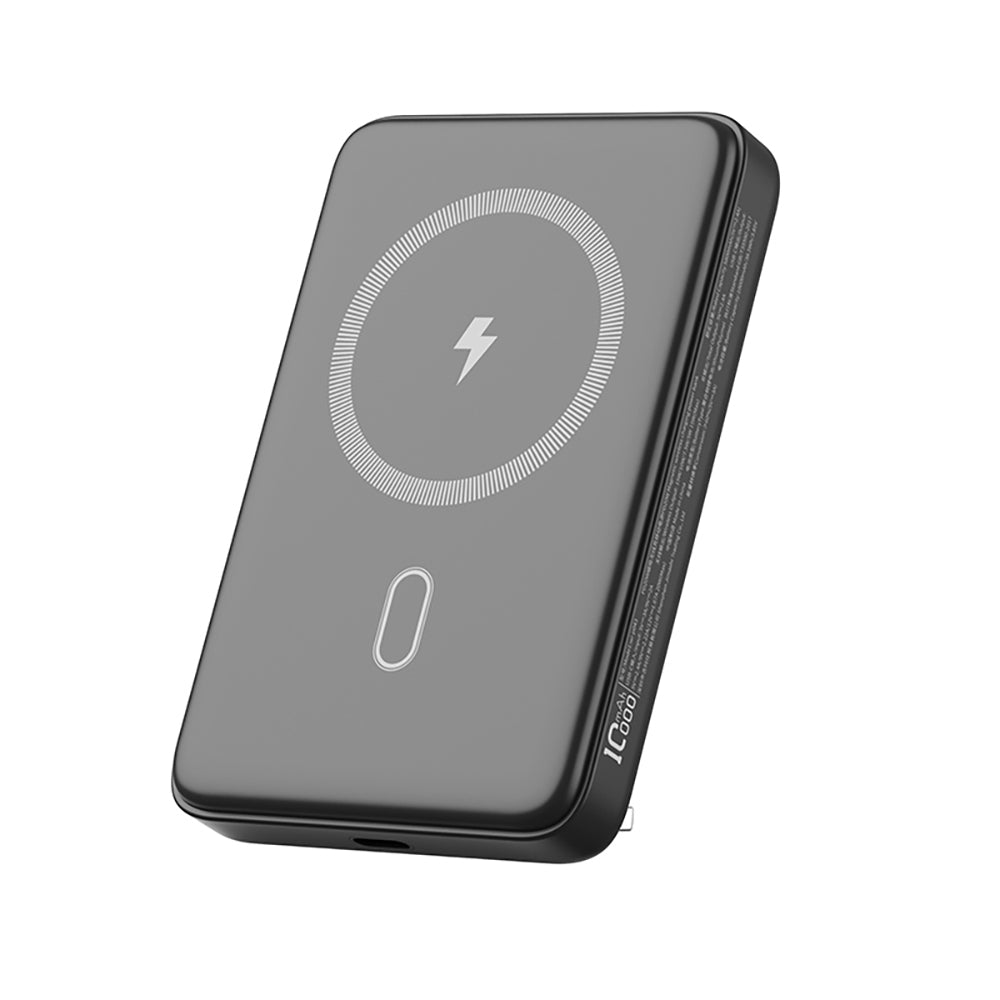 Wiwu Wi-P043 LED Işık Göstergeli Standlı Taşınabilir M-safe Kablosuz Powerbank 10.000mAh 15W