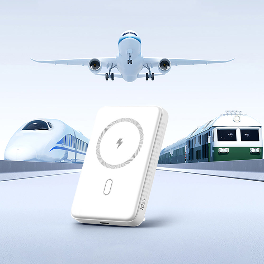 Wiwu Wi-P043 LED Işık Göstergeli Standlı Taşınabilir M-safe Kablosuz Powerbank 10.000mAh 15W