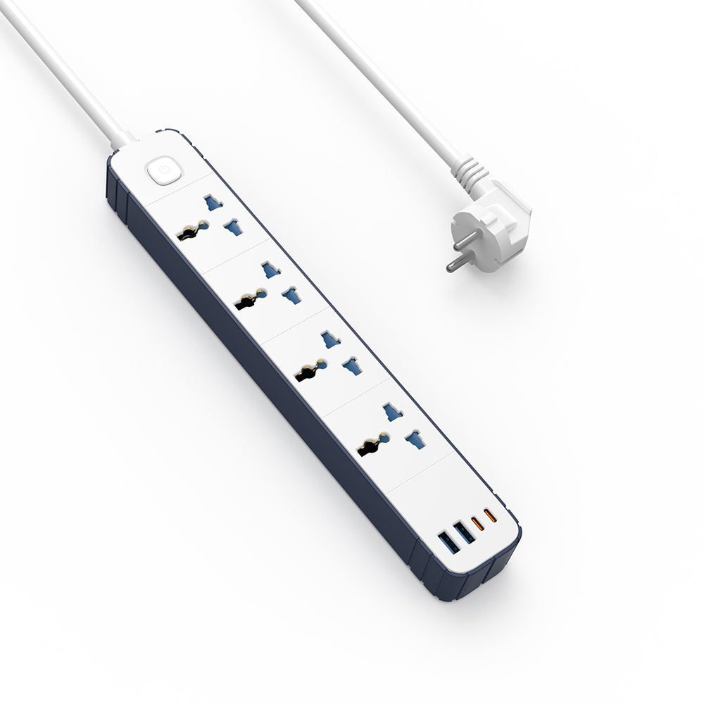 Wiwu Wi-S007 20W GaN Tech Power Strip 8 in 1 Çoklu Priz 2 Metre