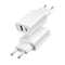 Wiwu Wi-U002 Quick Type-C PD & USB-A QC Hızlı Şarj Başlığı 20W