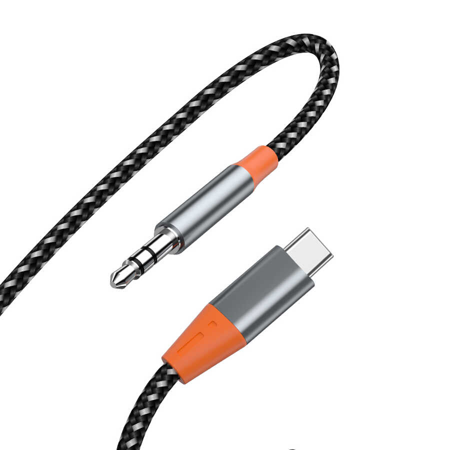 Wiwu YP07 Type-C To 3.5mm Aux Audio 1.2 Metre Ses Kablosu - 2