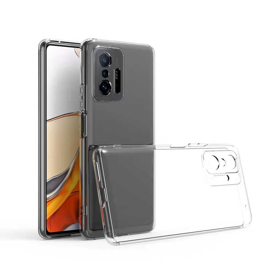 Cepax Xiaomi Mi 11T Pro 5G Kamera Korumalı Süper Silikon Telefon Kılıfı