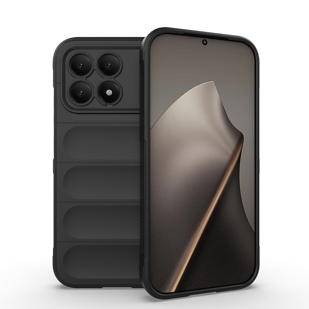 Cepax Xiaomi Poco F8 Pro Esnek TPU Oyuklu Arka Yüzey Tasarımlı Etnik Silikon Kılıf