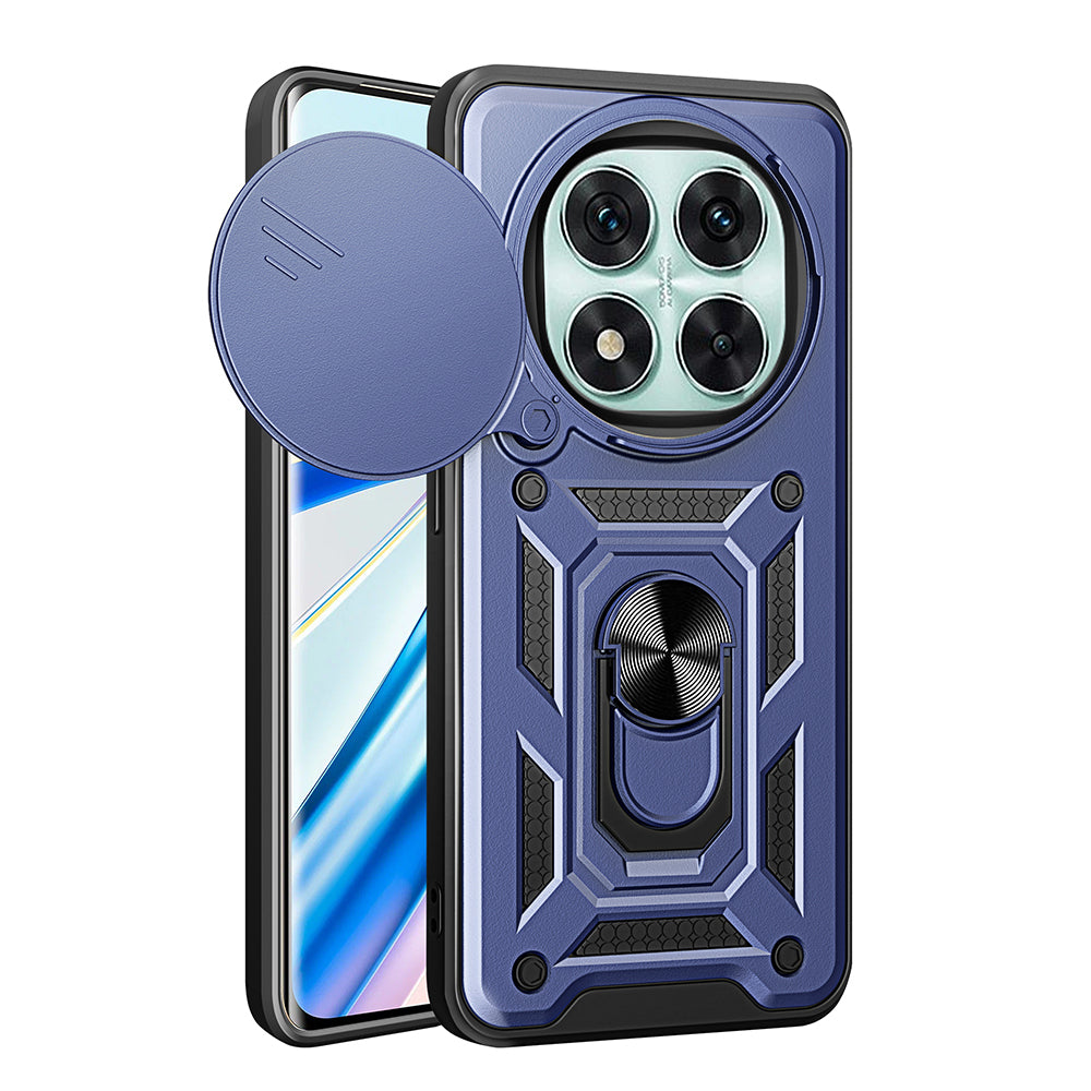 Cepax Xiaomi Poco X7 Magnetik Standlı Kamera Korumalı Sürgülü Vega Kılıf