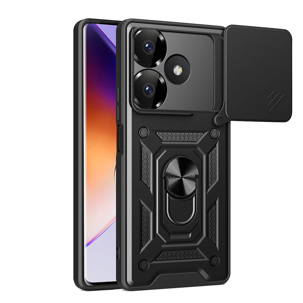 Cepax Xiaomi Redmi 13 4G Magnetik Standlı Kamera Korumalı Sürgülü Vega Kılıf