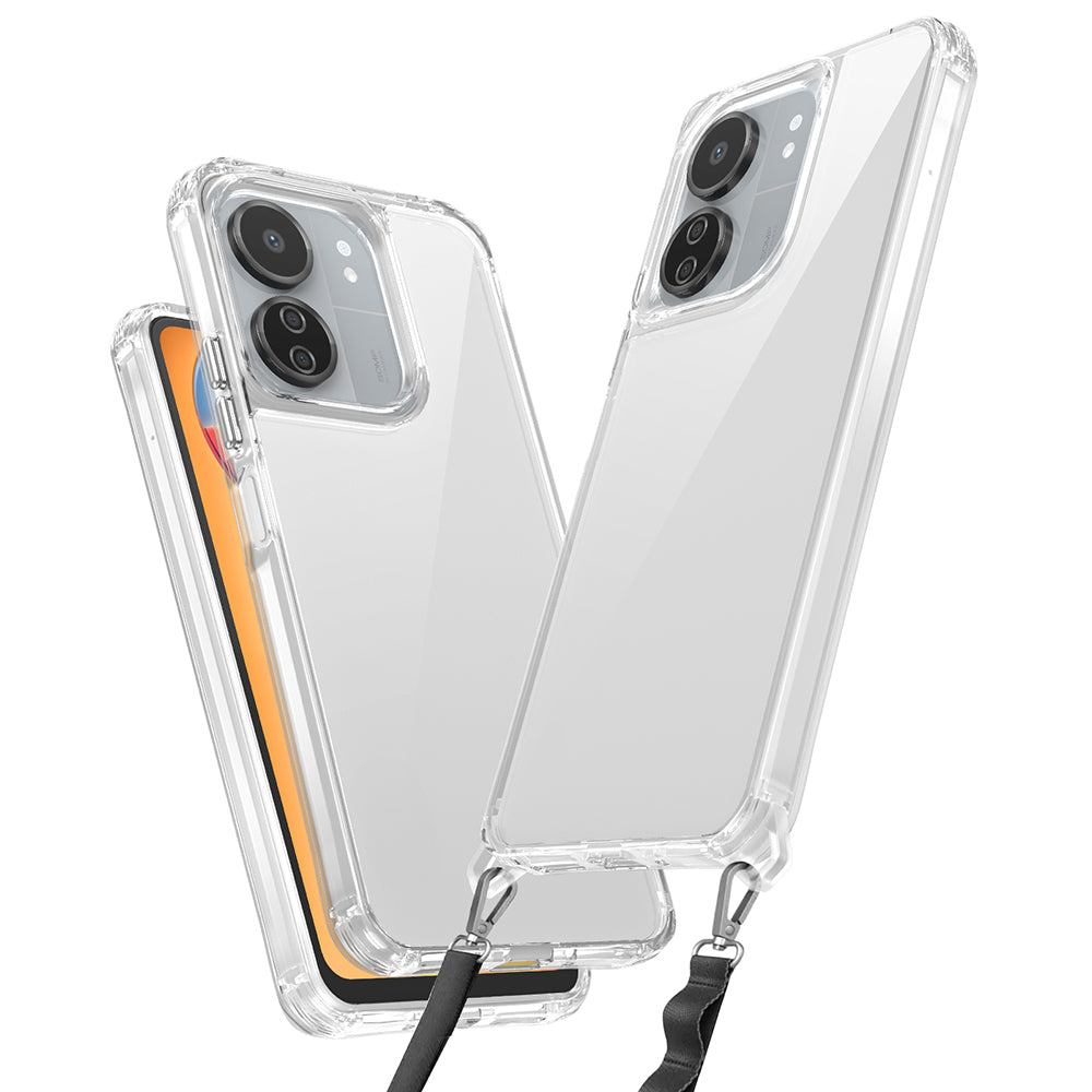 Cepax Xiaomi Redmi 13C Airbagli Takılabilir Askı Aparatlı Snap Silikon Kılıf