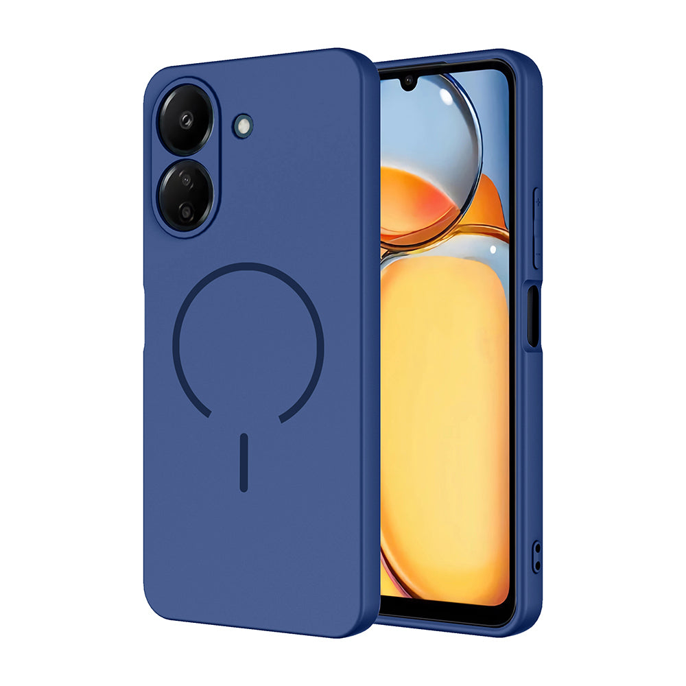 Cepax Xiaomi Redmi 13C M-safe Şarj Özellikli Meta Kılıf