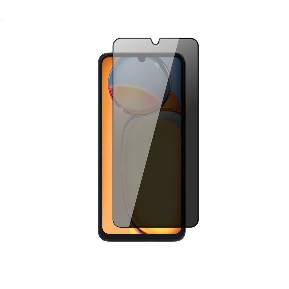 Cepax Xiaomi Redmi 13C New 5D Privacy Temperli Ekran Koruyucu