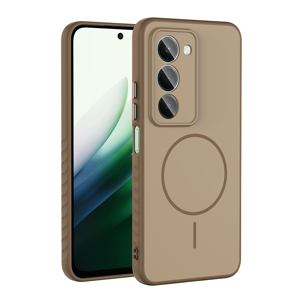 Cepax Xiaomi Redmi 15 M-safe Şarj Özellikli Tea Kılıf