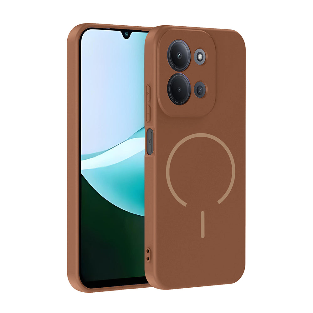 Cepax Xiaomi Redmi 15C M-safe Şarj Özellikli Meta Kılıf