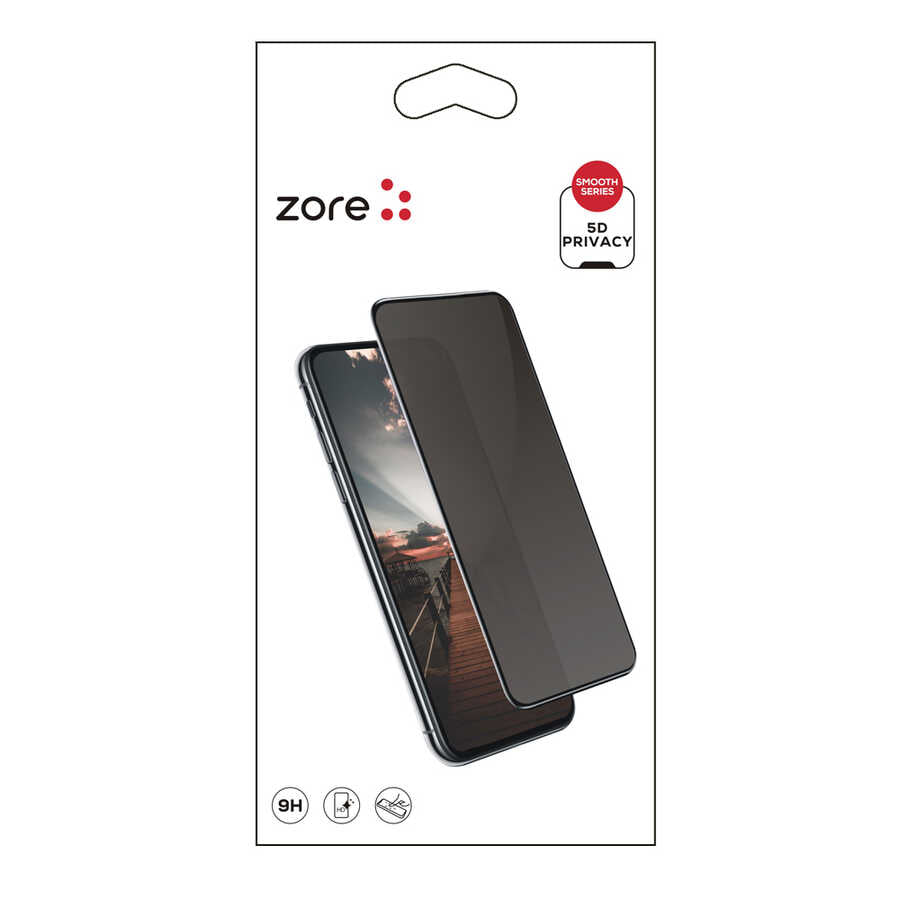 Cepax Xiaomi Redmi 9C New 5D Privacy Temperli Ekran Koruyucu