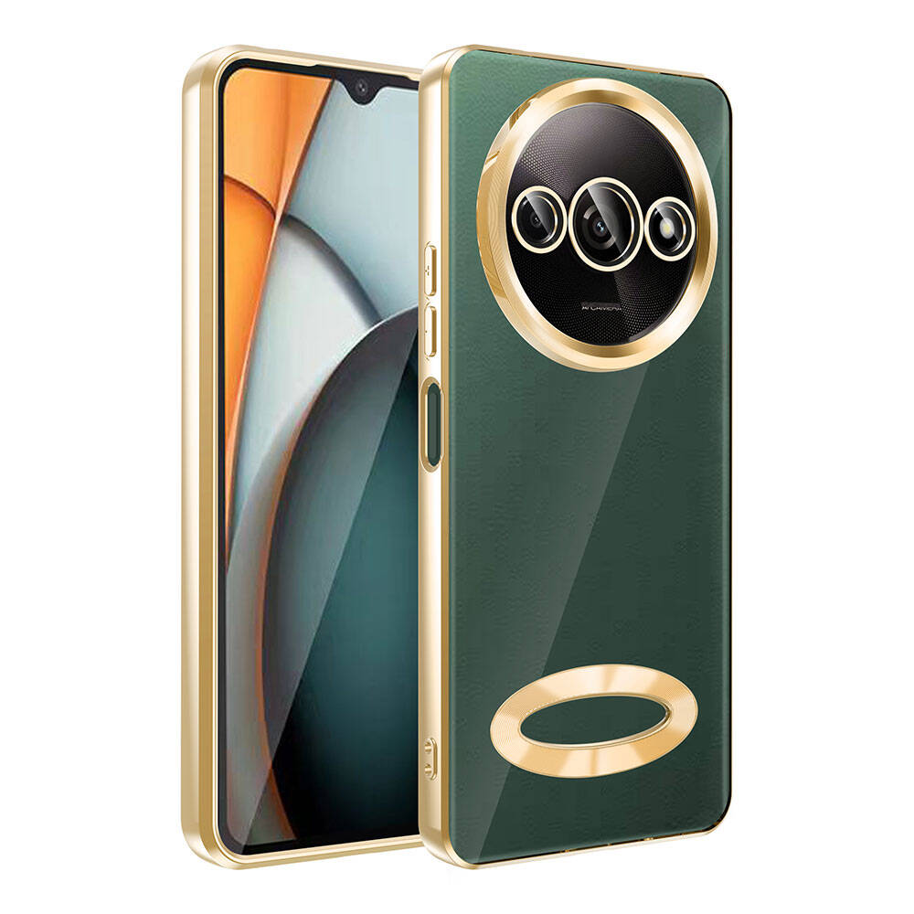 Cepax Xiaomi Redmi A3 4G 2024 Kamera Korumalı Logo Gösteren Omega Kılıf