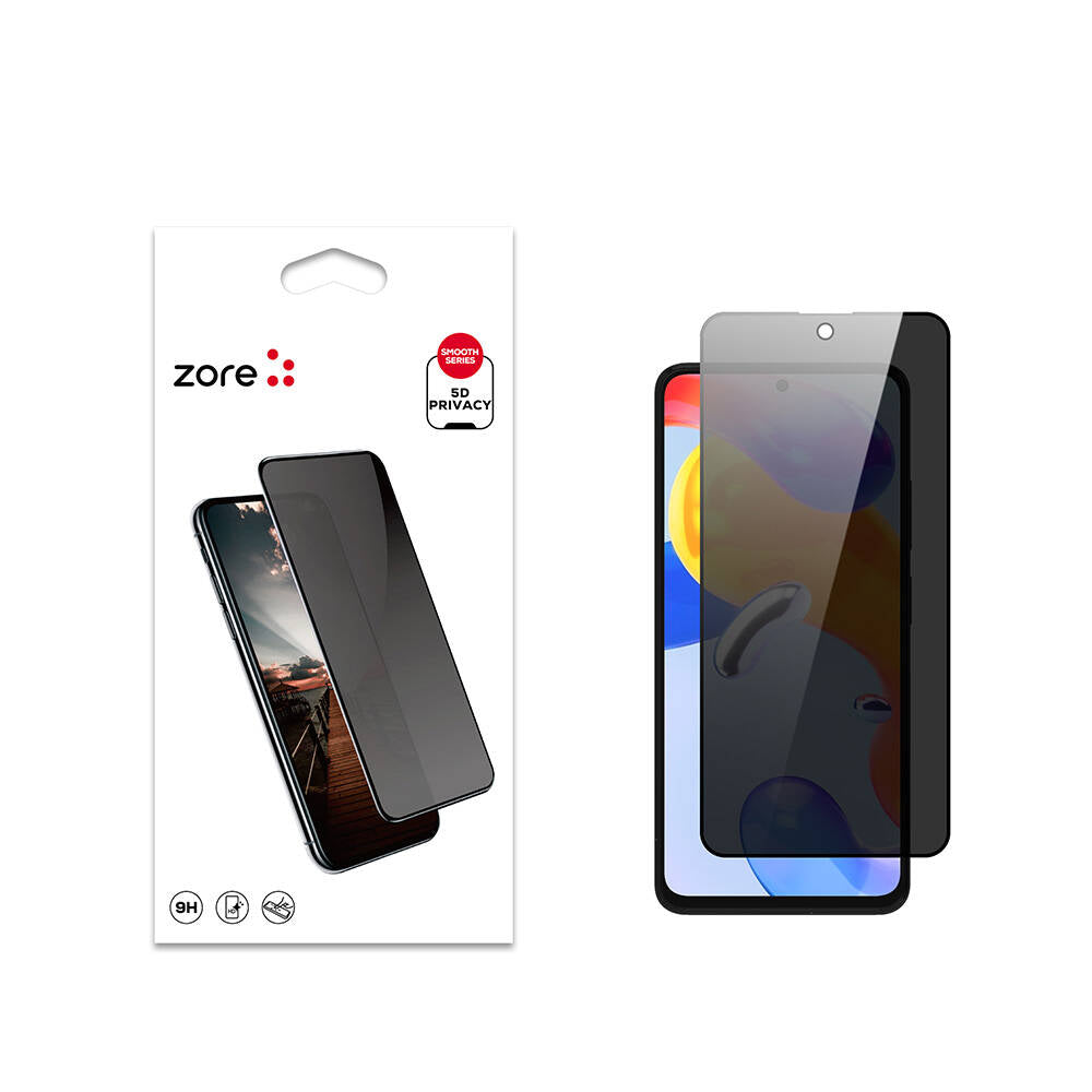Cepax Xiaomi Redmi Note 11 Pro 5G New 5D Privacy Temperli Ekran Koruyucu
